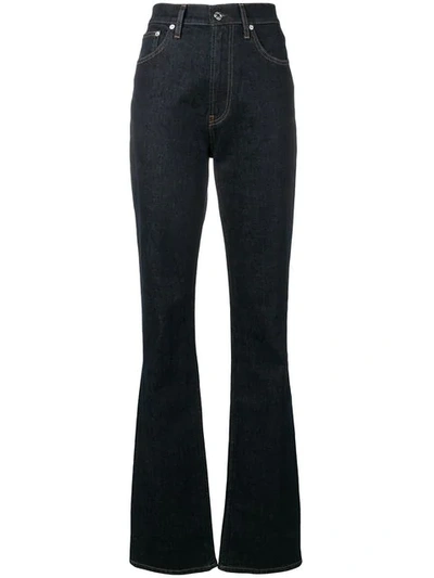 Helmut Lang Classic Bell-bottom Jeans In Blue