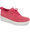 Fitflop F-sporty Uberknit(tm) Sneaker In Fuchsia/ Dusty Pink