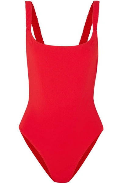 Fisch Select Swimsuit In Red