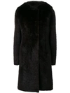 Liska Valencia Hooded Coat In Schwarz