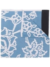 Chirazi Floral Print Scarf In Blue