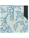 Chirazi Floral Print Scarf In Blue