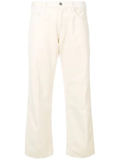 Massimo Alba Cropped Trousers In Neutrals