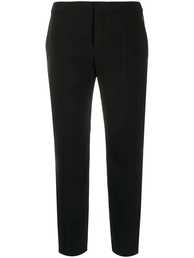 Chloé Tailored Straight-leg Trousers In Black