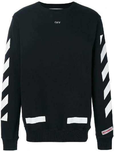 Off-white Diagonals Sweatshirt - Black