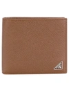 Prada Billfold Wallet - Brown