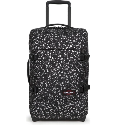 Eastpak Small Tranverz Mist 20-inch Rolling Carry-on Suitcase - Black In Silver Mist