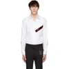 Dsquared2 Contrast Logo Shirt In 100 White