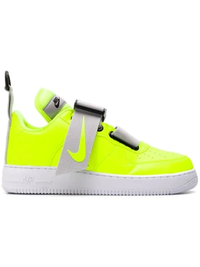 Nike Men's Air Force 1 Utility Casual Shoes, Yellow - Size 8.0