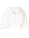 Liska Odet Cropped Jacket - White