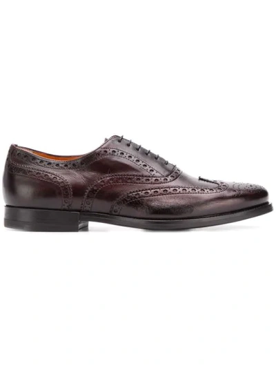 Santoni Oxford Shoes - Brown