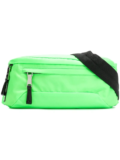 Prada Technical Fabric Belt Bag - Green