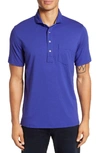 Greyson Regular Fit Jersey Polo In Twilight