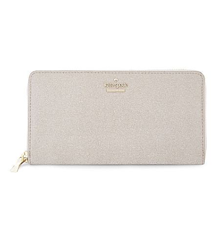 Kate Spade Burgess Court Lacey Wallet In Rose Gold | ModeSens