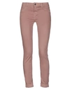 J Brand Cropped Pants In Pastel Pink