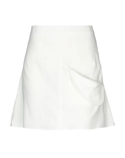 Jw Anderson Mini Skirt In Ivory