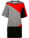 Proenza Schouler Pswl Graphic Jacquard Knit Dress In Red