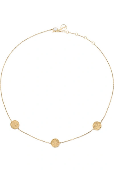 Anissa Kermiche Louise D'or Trio 18-karat Gold Pearl Choker