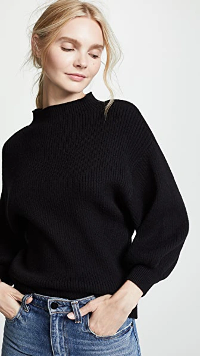 Line & Dot Alder Sweater In Black