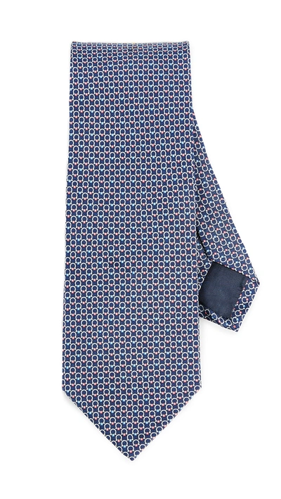 Ferragamo Energia Tie In Navy