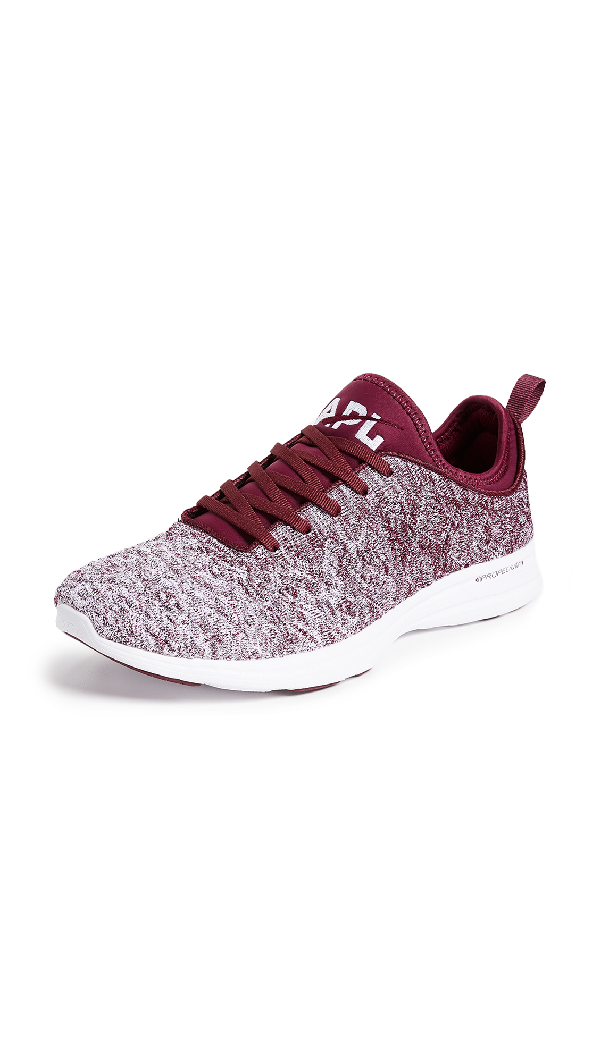 apl burgundy sneakers