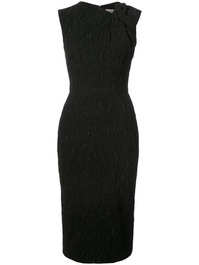 Jason Wu Collection Ruched Detail Sleeveless Dress In Black