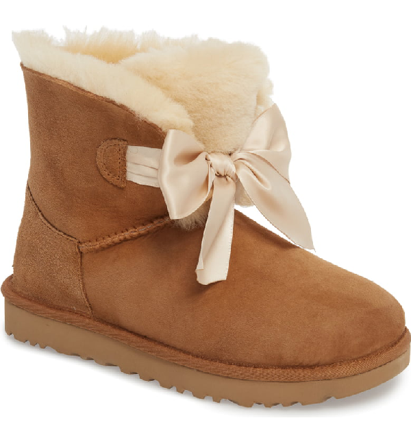 ugg gita bow chestnut boots