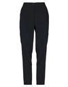 Emporio Armani 女士优雅舒适通勤含羊毛休闲长裤 In Dark Blue