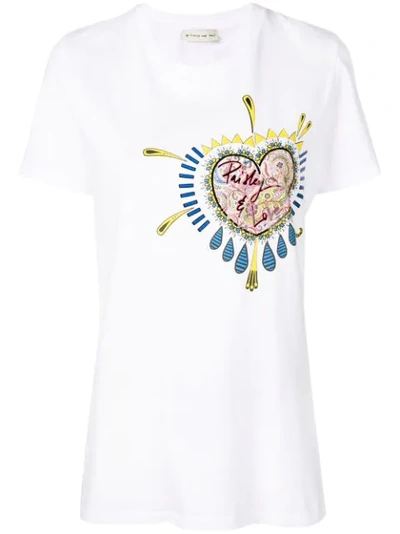 Etro Printed Cotton Jersey T-shirt In White