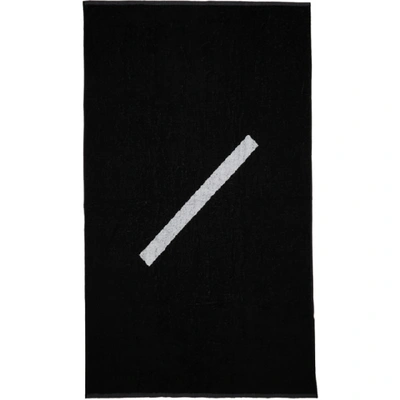 Saturdays Surf Nyc Saturdays Nyc Black Slash Towel