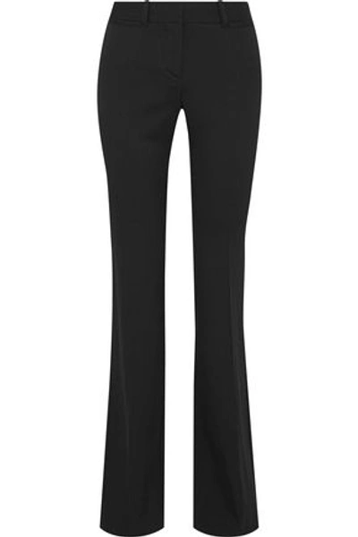 Roberto Cavalli Woman Wool-blend Bootcut Pants Black