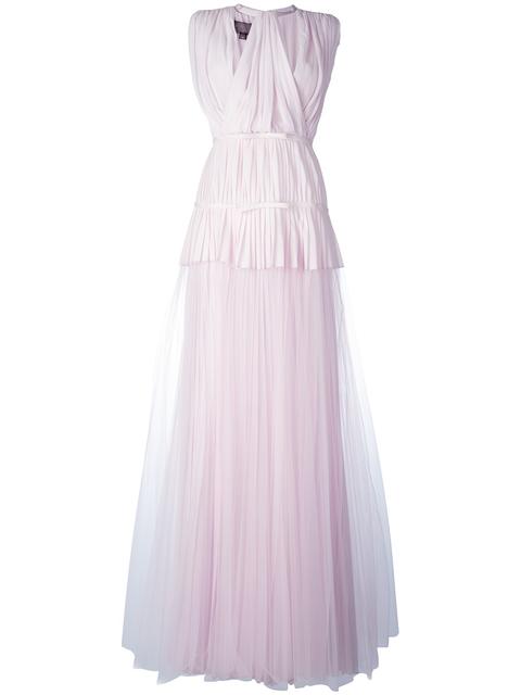 Giambattista Valli Tulle Pleated Layers Dress | ModeSens