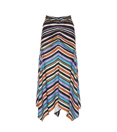 Peter Pilotto Striped Maxi Skirt In Multicoloured