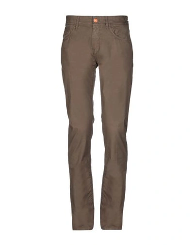 Pt05 Casual Pants In Dark Brown