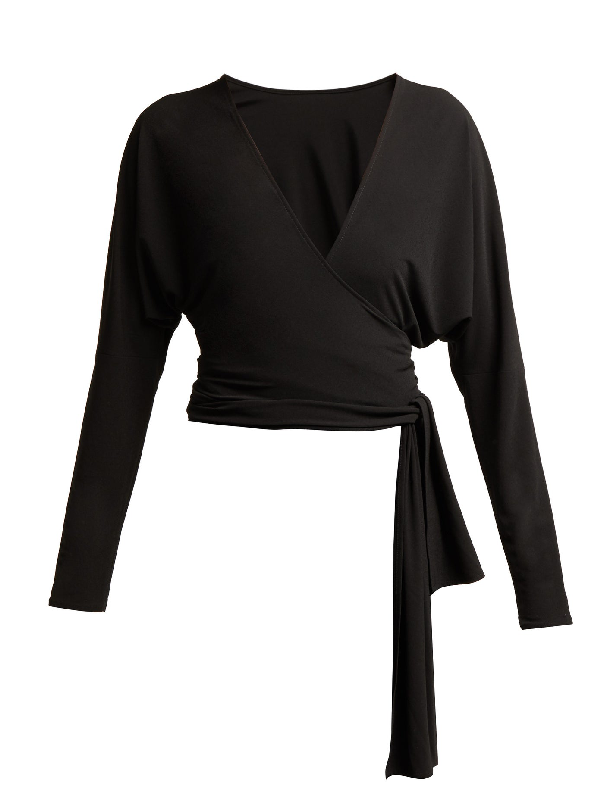 norma kamali dolman wrap top