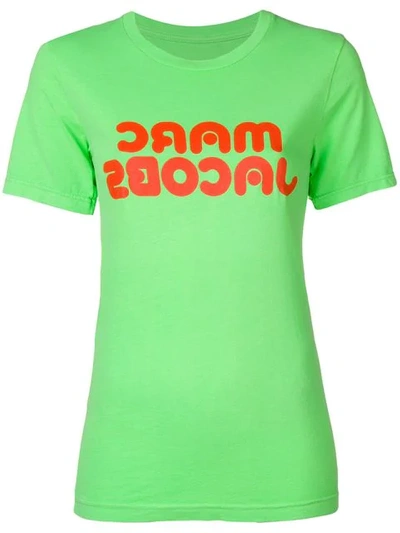 Marc Jacobs Logo Print T-shirt In Green