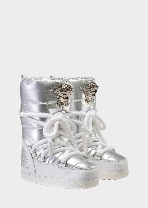 Versace Medusa Head Rope Snow Boots In 