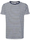 Norse Projects Niels Classic Stripe T-shirt In Blue