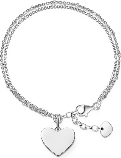 Thomas Sabo Sterling Silver Love Bridge Engravable Bracelet