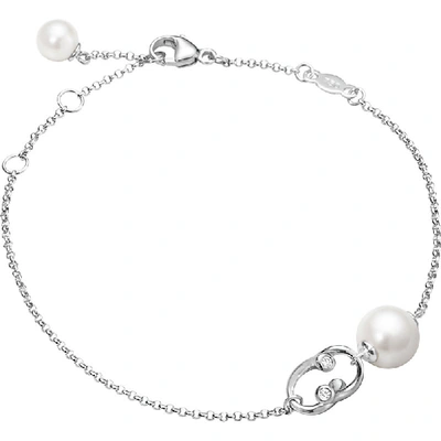 Georg Jensen Magic 18ct White-gold, Pearl And Diamond Bracelet