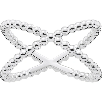 Thomas Sabo Criss-cross Dot Sterling Silver Ring