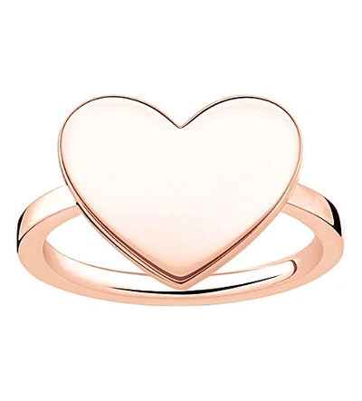 Thomas Sabo Love Bridge Heart 18ct Rose Gold-plated Ring