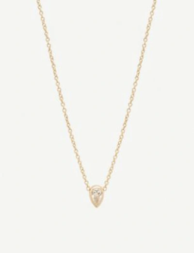 The Alkemistry Zoë Chicco 14ct Yellow-gold And Diamond Choker Necklace In Yellow Gold