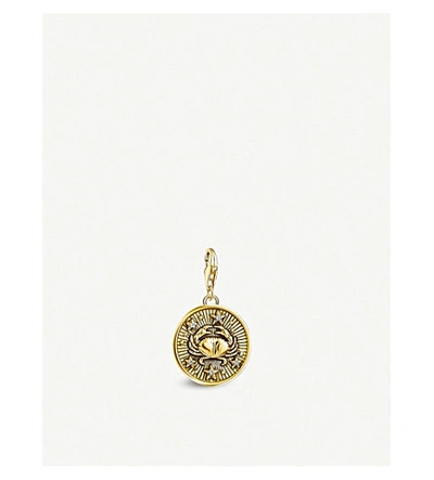 Thomas Sabo Cancer Gold-plated Zodiac Charm
