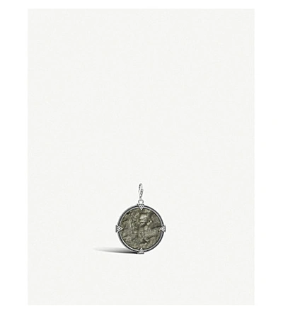 Thomas Sabo Charm Club Vintage Coin Sterling Silver And Labradorite Charm