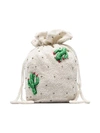 Ganni Monticello Cactus Bucket Bag In Green