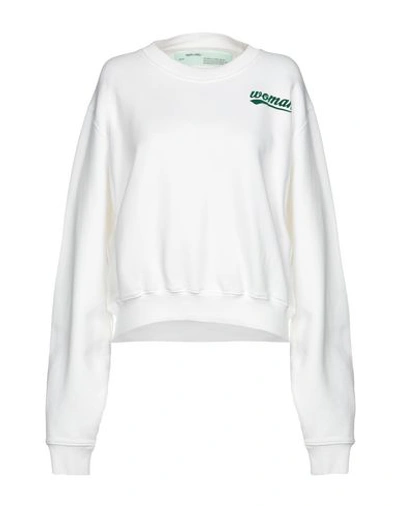 Off-white Sweatshirt In White