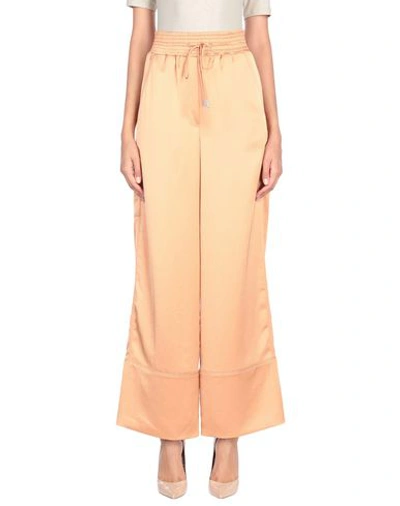 Off-white Woman Pants Sand Size 4 Polyester