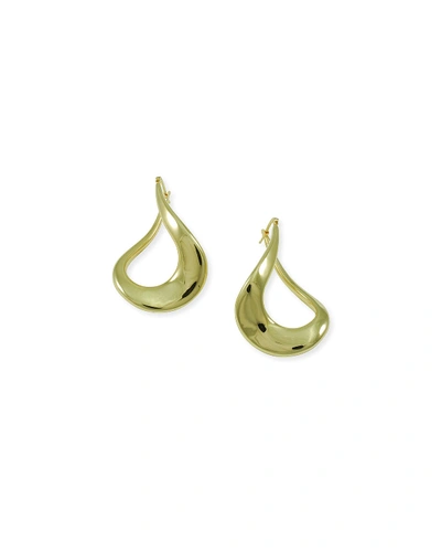 Alberto Milani Millennia 18k Gold Electroform Oblong Earrings