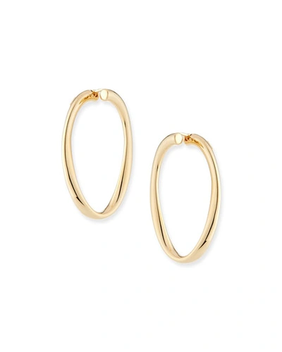 Alberto Milani Millennia 18k Gold Electroform Hoop Earrings